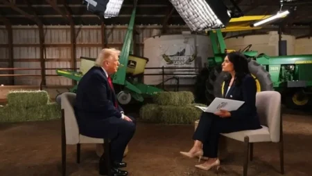 Canlı yayında gergin anlar: Trump, gazeteciye sonlanıp yayını terk etti